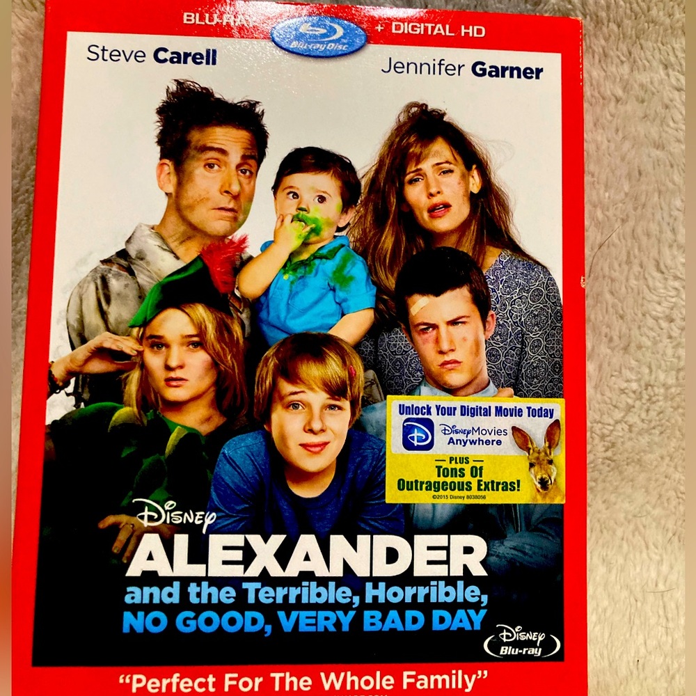 Disney’s ALEXANDER & THE TERRIBLE HORRIBLE NO GOOD VERY BAD DAY -no digital copy